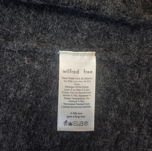 Aritzia Wilfred Free Aronson Sweater Charcoal Size XXS - Picture 7 of 8